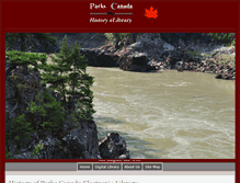 Tablet Screenshot of parkscanadahistory.com